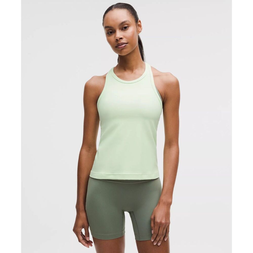SHIPS TODAY lululemon Align WaistLength Racerback Tank Top Matcha Magic (4) NWT